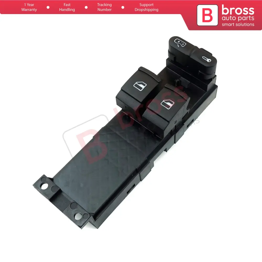 Interruttore Alzacristalli Anteriore Sinistro 9 Pin per VW Passat B5 Golf MK4