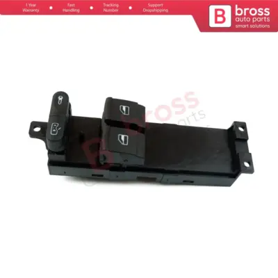 Interruttore Alzacristalli Anteriore Sinistro 9 Pin per VW Passat B5 Golf MK4
