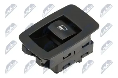 Interruttore Alzacristallo Anteriore 3 Pins Nero per BMW 1 E87 2006- 3 E90/e91