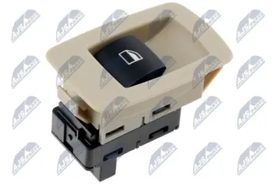 Interruttore Alzacristallo Anteriore 4 Pins Beige per BMW 5 E60 E61 2003