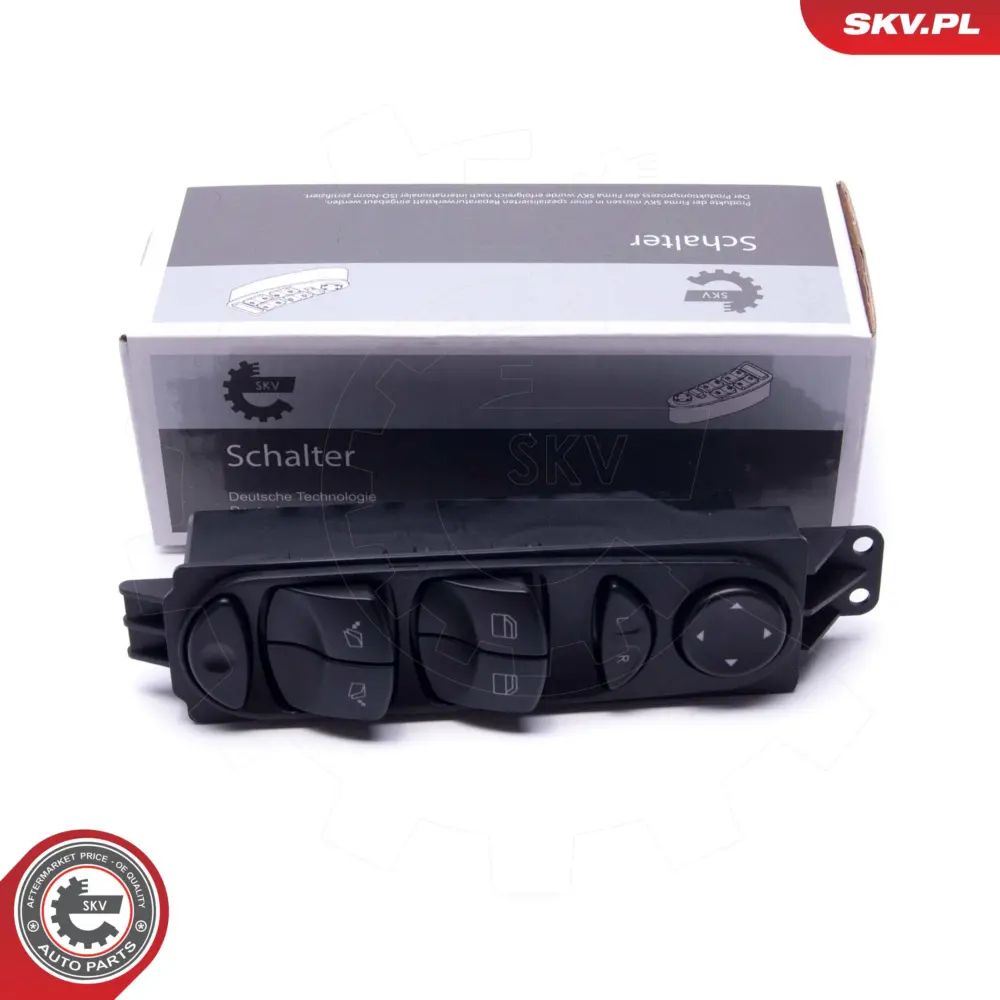 Interruttore, alzacristallo per Mercedes Sprinter 3,5-t Van (B906) 906 545 04 13