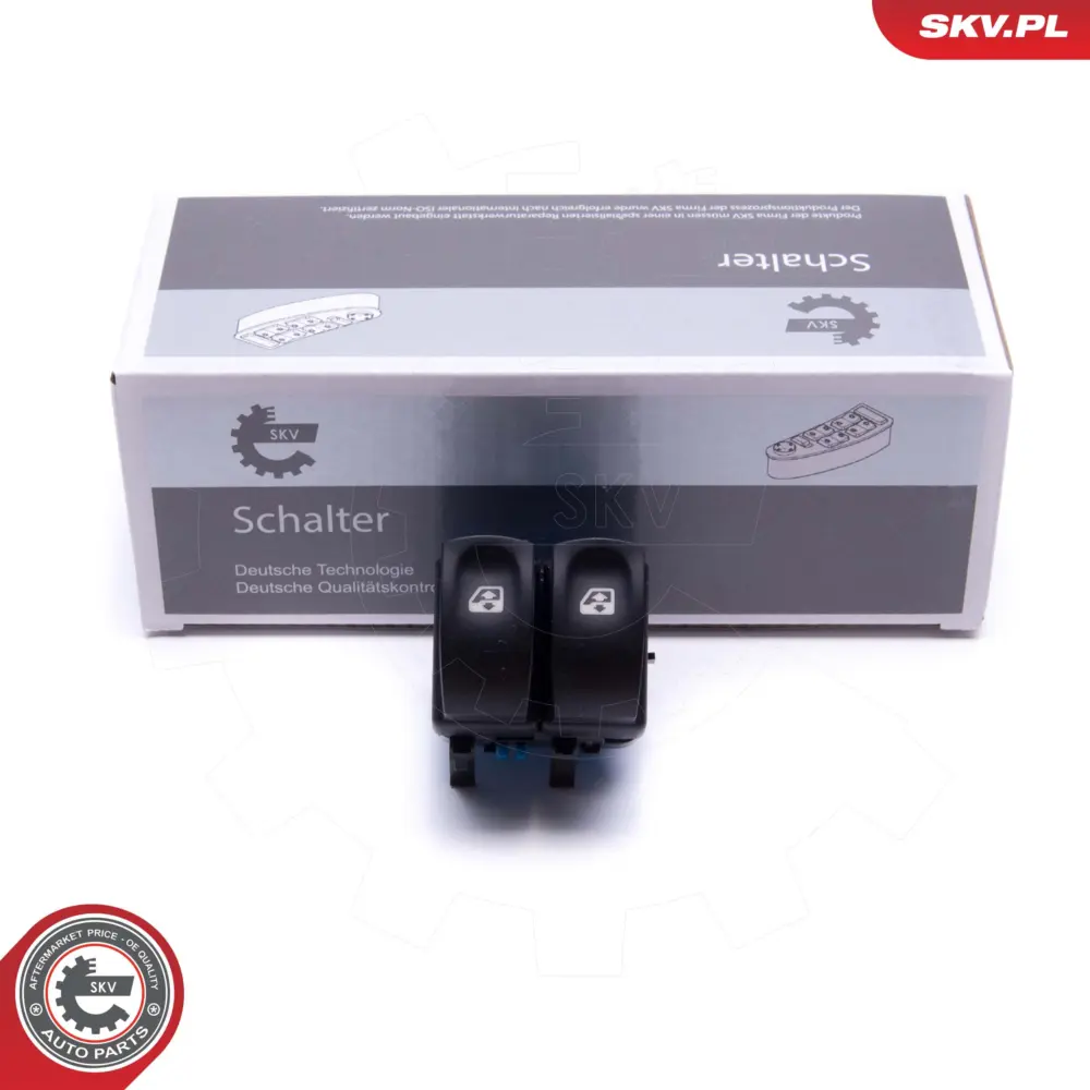 Interruttore, alzacristallo per Renault Clio III (BR0 1 CR0) 8200214938