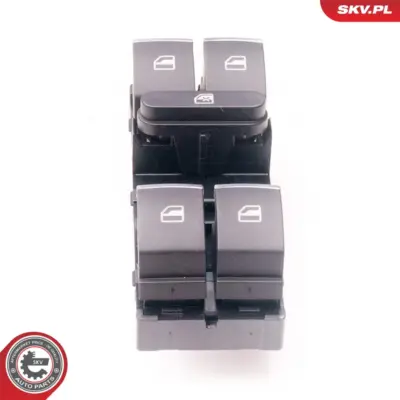 Interruttore, alzacristallo per VW Golf VI (5K1) Golf Plus V (5M1 521) 5K4959857