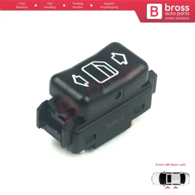 Interruttore Alzacristallo Sinistro 5 Pin Console Centrale per Mercedes W124
