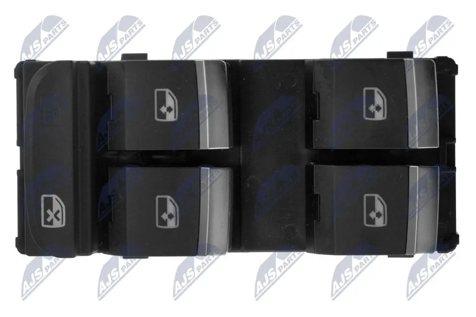 Interruttore Controllo Vetro Anteriore Cromato per Audi A4 2016- Q5 2017- RS4