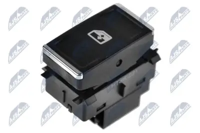Interruttore Controllo Vetro Anteriore Destro Cromato per Skoda Octavia 2013