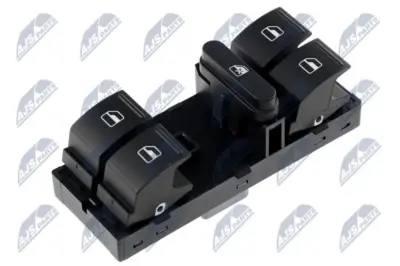 Interruttore Controllo Vetro Anteriore per Skoda Fabia Ii 2007- Octavia Ii 2004