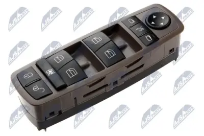 Interruttore Controllo Vetro Anteriore Sinistro Marrone per Mercedes a W169 2004