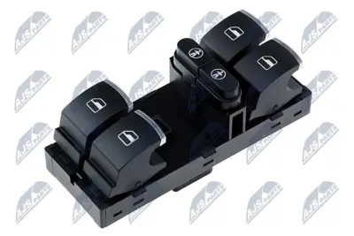 Interruttore Controllo Vetro Anteriore Sinistro per Seat Alhambra 2010- VW