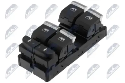 Interruttore Controllo Vetro Cromato per Audi A4 2016- A5 2017- Q5 2017- Q7