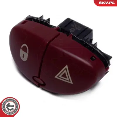 Interruttore, Lampeggiatore d'emergenza per Peugeot 206 Hatchback (2A C) 6554.L0