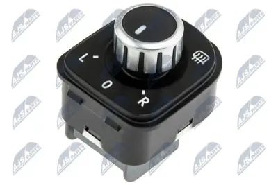 Interruttore Regolazione Retrovisori Cromato per VW Golf Vi 2008-2013