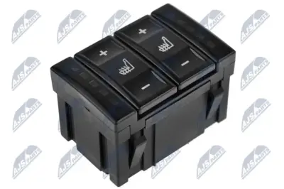 Interruttore Riscaldamento Sedile Nero per Ford S-max 2006- Galaxy 2006- Mondeo