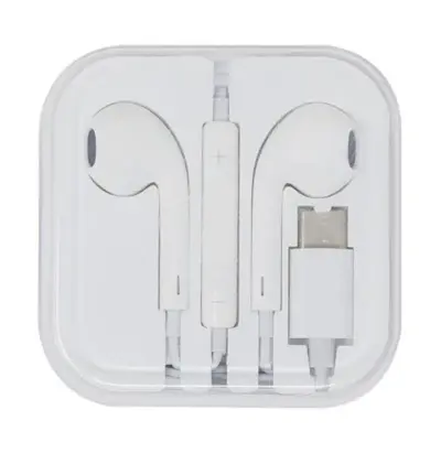 Kit 10 cuffie auricolari cablate con connettore USB type-c audio stereo