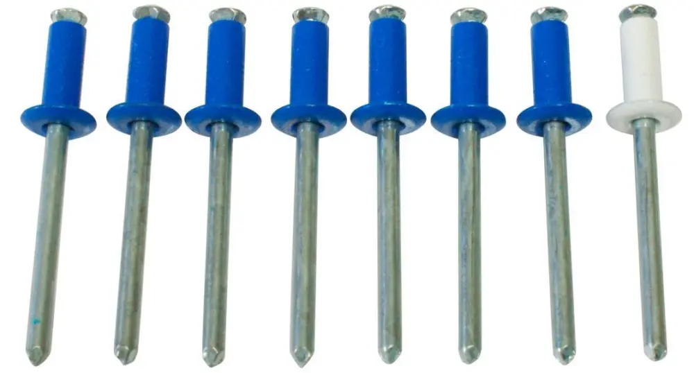 Kit 8 rivetti fissaggio targa plastica metallo accessori auto moto