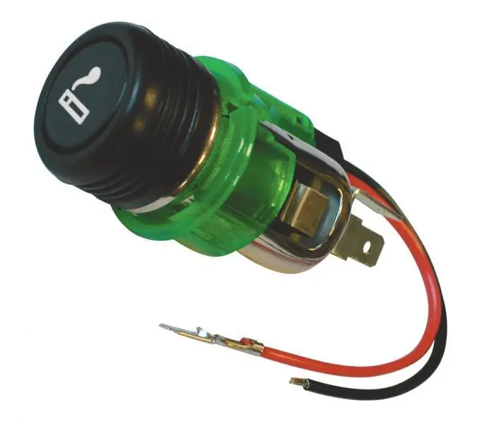 Kit accendisigari luminoso 12V accessorio auto luce LED accensione sigaretta