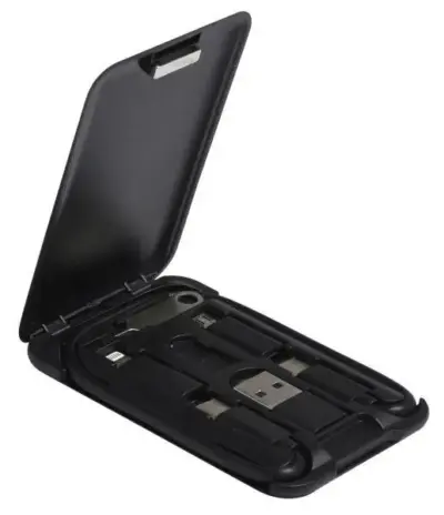 Kit adattatori universali multiuso neri accessori ricambi auto veicoli