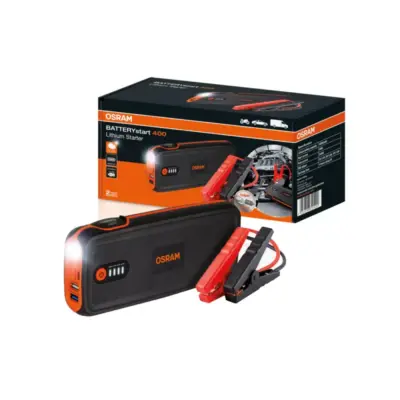 Kit Avviamento Batteria 12v 400a per Veicoli Benzina e Diesel Fino 6L