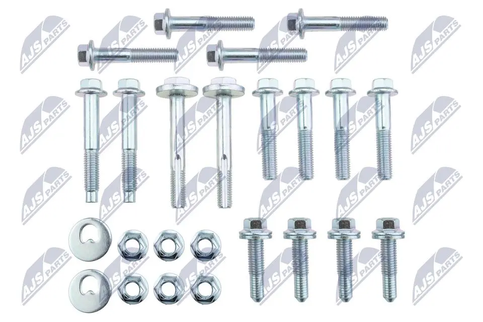Kit Bullone Vite Braccio Oscillante Supporto Corpo Assiale Gomma Sospensione