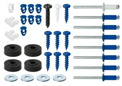 Kit completo supporti staffe fissaggio targhe auto accessori montaggio