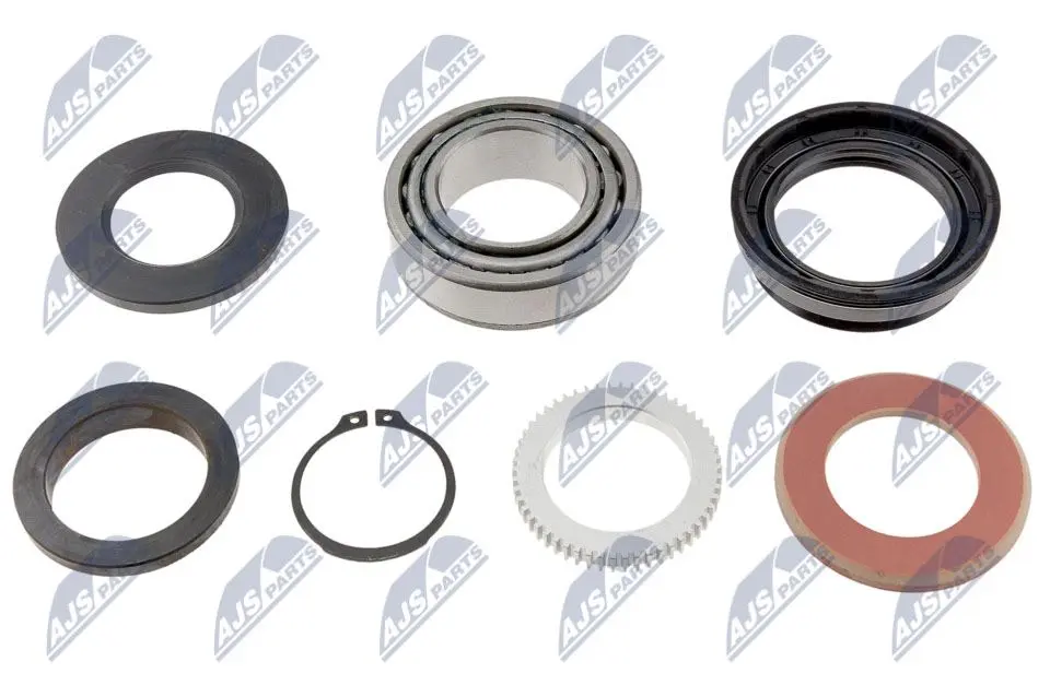 Kit Cuscinetto Ruota Posteriore Completo 7 Pezzi per Nissan Navara 4wd D40M 05