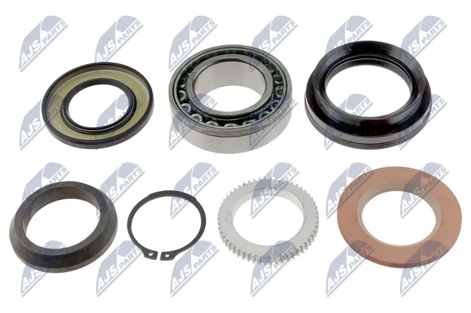 Kit Cuscinetto Ruota Posteriore Completo 7 Pezzi per Nissan Navara 4wd D40M 05