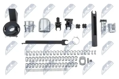 Kit di Riparazione Sblocco Cofano Completo per Ford Focus Ii 2004-2011