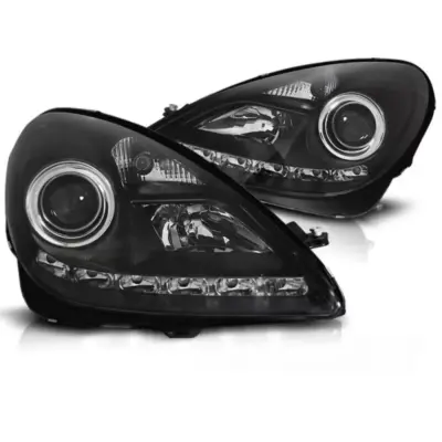 Kit Fari allo Xeno Anteriore Sinistro e Destro Base Nera per Mercedes SLK R171