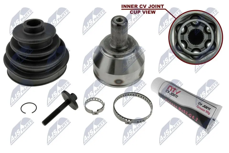 Kit Giunti Semiasse Esterno per Ford Focus Ii 1.6 Tdci 04- C-max 1.6 Tdci 03