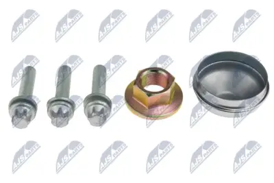 Kit Montaggio Cuscinetti Ruota Manicotto 3 Bolts Nut Copertura per Audi A3 8P