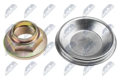 Kit Montaggio Cuscinetti Ruota Manicotto Nut Cap per Peugeot 206