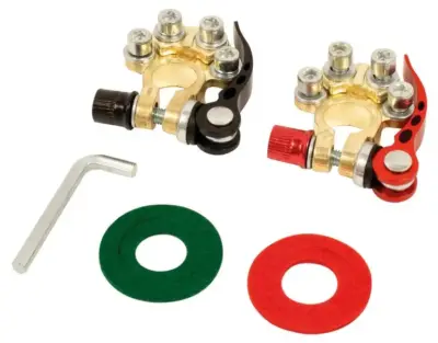 Kit morsetti batteria con sgancio rapido terminali elettrici accessori auto