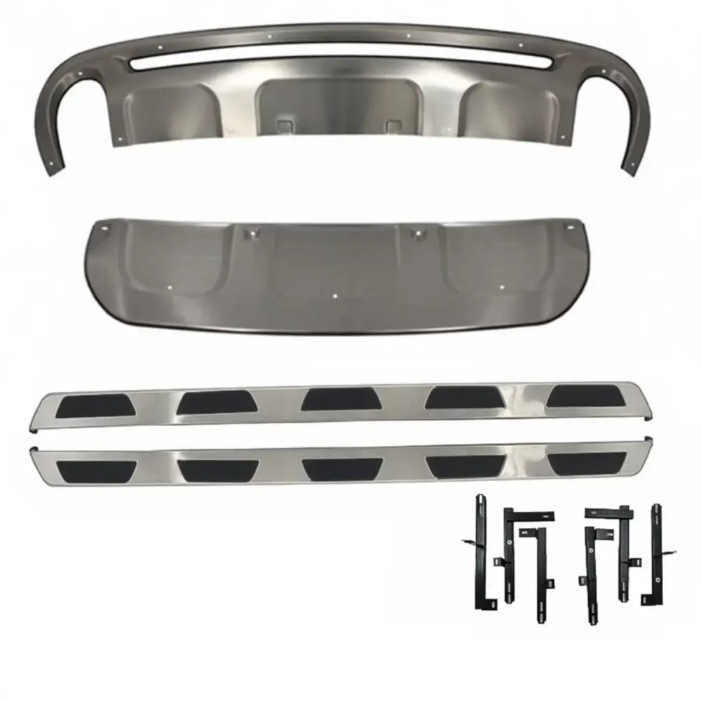 Kit Protezione Sottoscocca Paraurti Laterali per Audi Q7 Facelift S-line