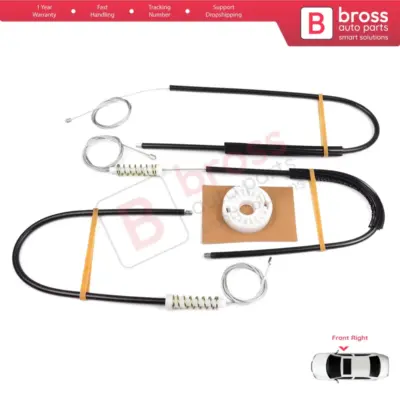 Kit Riparazione Alzacristallo Anteriore Destro per Audi A8 D3 4E 2002-2010