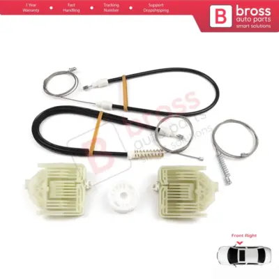 Kit Riparazione Alzacristallo Anteriore Destro per BMW 1 E87 2003-2012 5 Porte