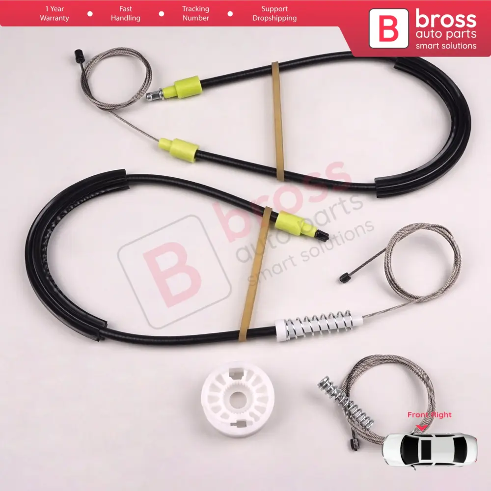 Kit Riparazione Alzacristallo Anteriore Destro per BMW Serie 3 E90 E91
