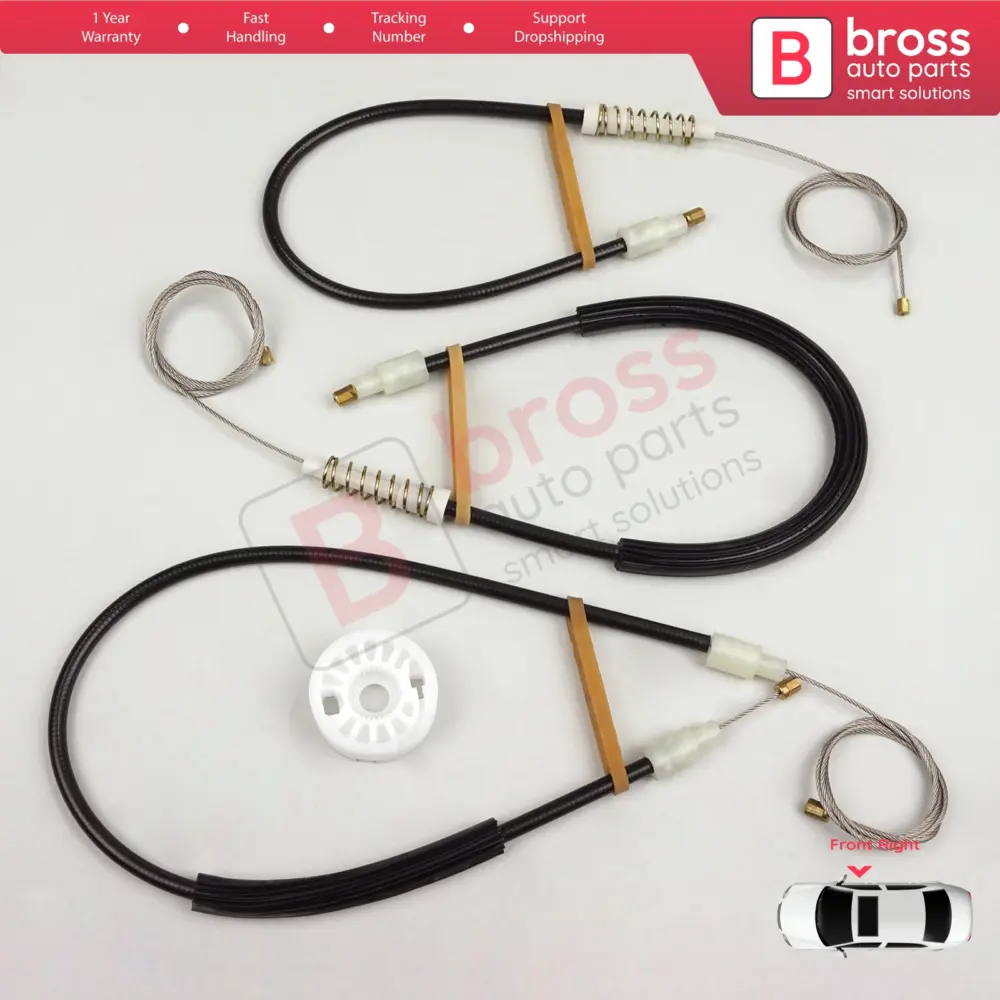Kit Riparazione Alzacristallo Anteriore Destro per BMW Serie 5 E60 E61