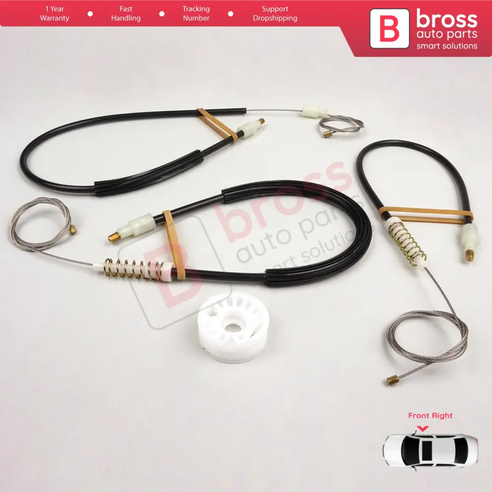 Kit Riparazione Alzacristallo Anteriore Destro per BMW Serie 5 E60 E61