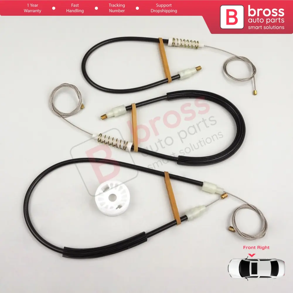 Kit Riparazione Alzacristallo Anteriore Destro per BMW Serie 5 E60 E61