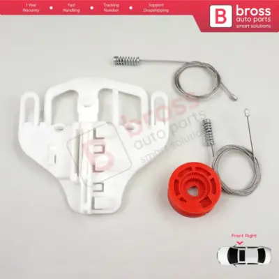 Kit Riparazione Alzacristallo Anteriore Destro per Dodge Nitro 2006-2012
