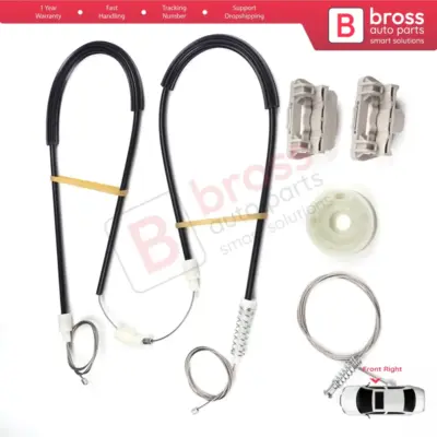 Kit Riparazione Alzacristallo Anteriore Destro per Ford Focus MK1 2000-2007 4/5