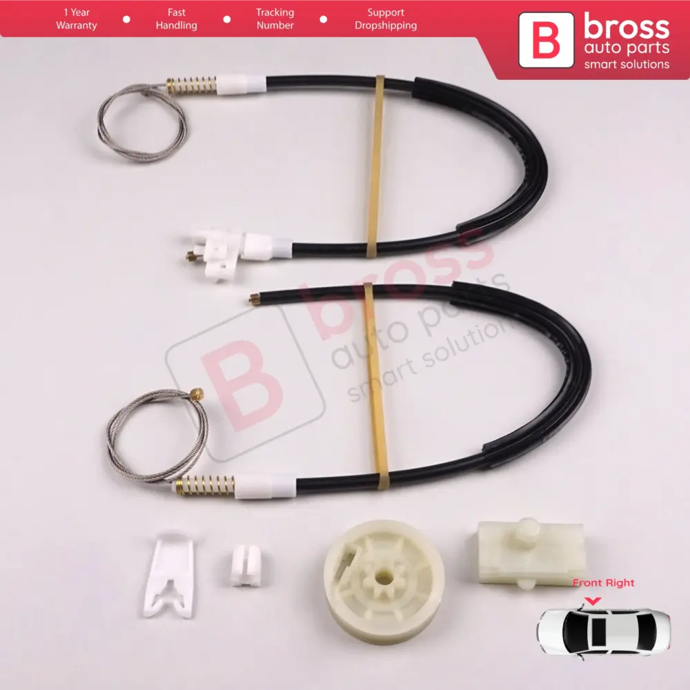 Kit Riparazione Alzacristallo Anteriore Destro per Renault Megane MK1 X64