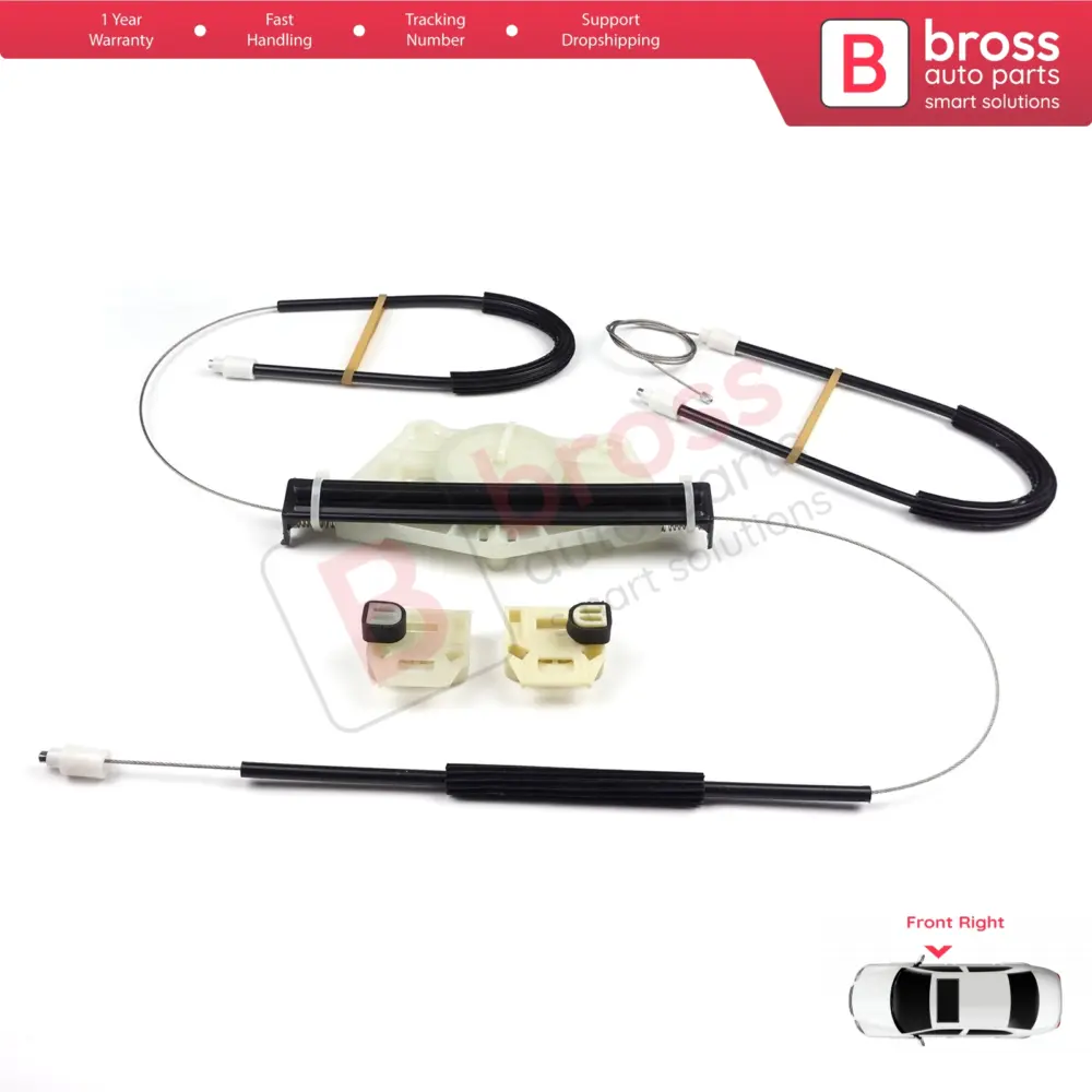 Kit Riparazione Alzacristallo Anteriore Destro per Seat Toledo MK2 1M2