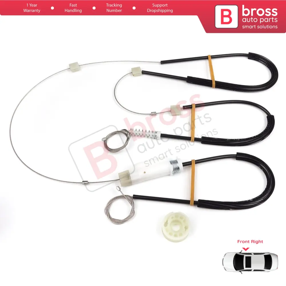 Kit Riparazione Alzacristallo Anteriore Destro per VW Passat Cc 357 358