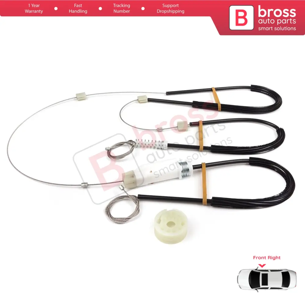 Kit Riparazione Alzacristallo Anteriore Destro per VW Passat Cc 357 358