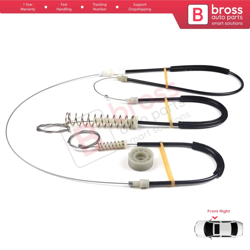 Kit Riparazione Alzacristallo Anteriore Destro per VW Scirocco MK3 2008-2017 3