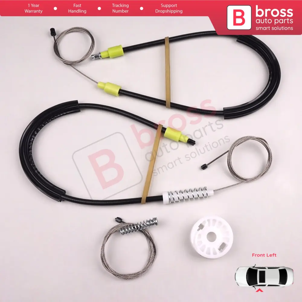 Kit Riparazione Alzacristallo Anteriore Sinistro per BMW Serie 3 E90 E91