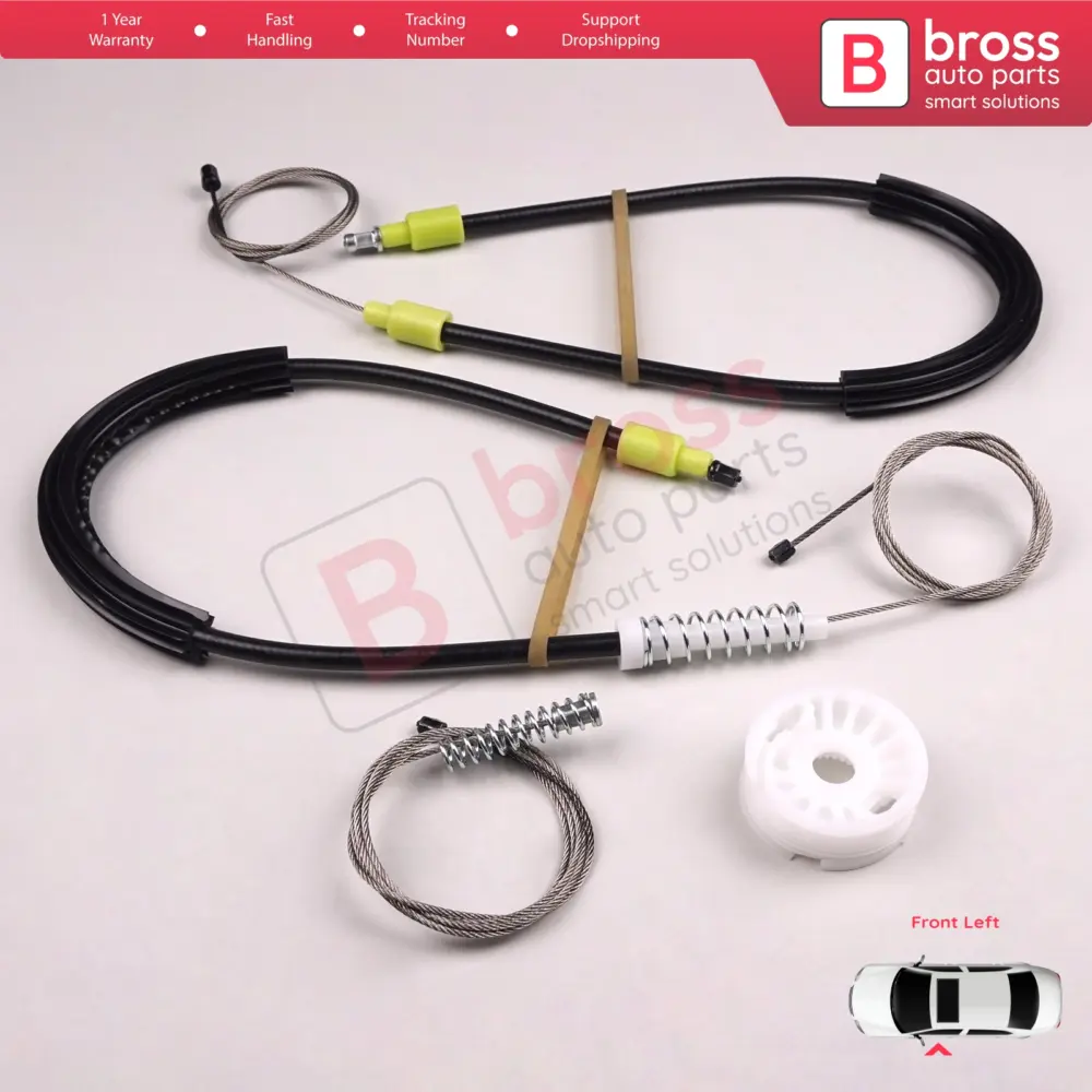Kit Riparazione Alzacristallo Anteriore Sinistro per BMW Serie 3 E90 E91