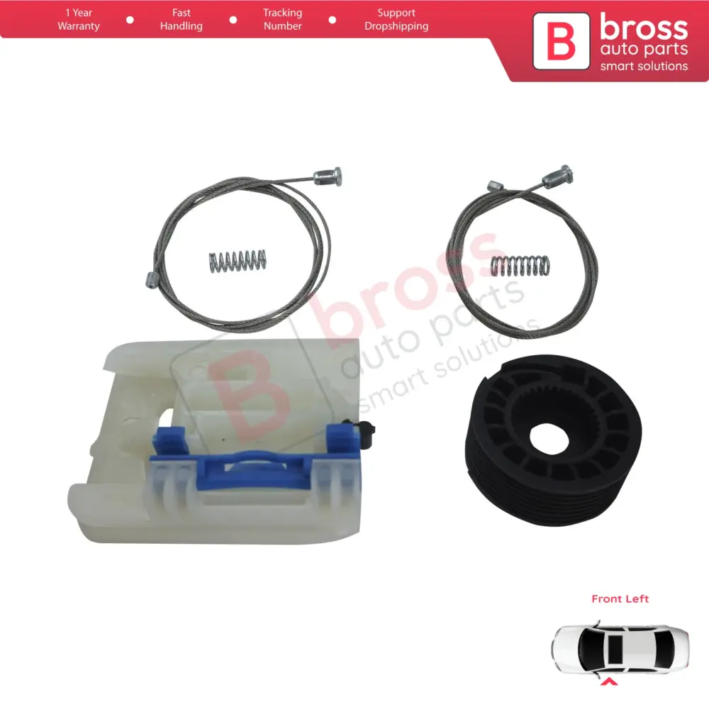 Kit Riparazione Alzacristallo Anteriore Sinistro per Ford Transit Custom