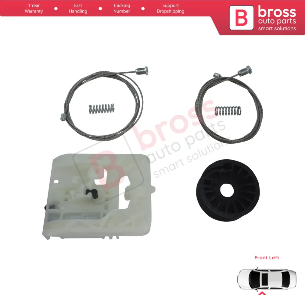 Kit Riparazione Alzacristallo Anteriore Sinistro per Ford Transit Custom